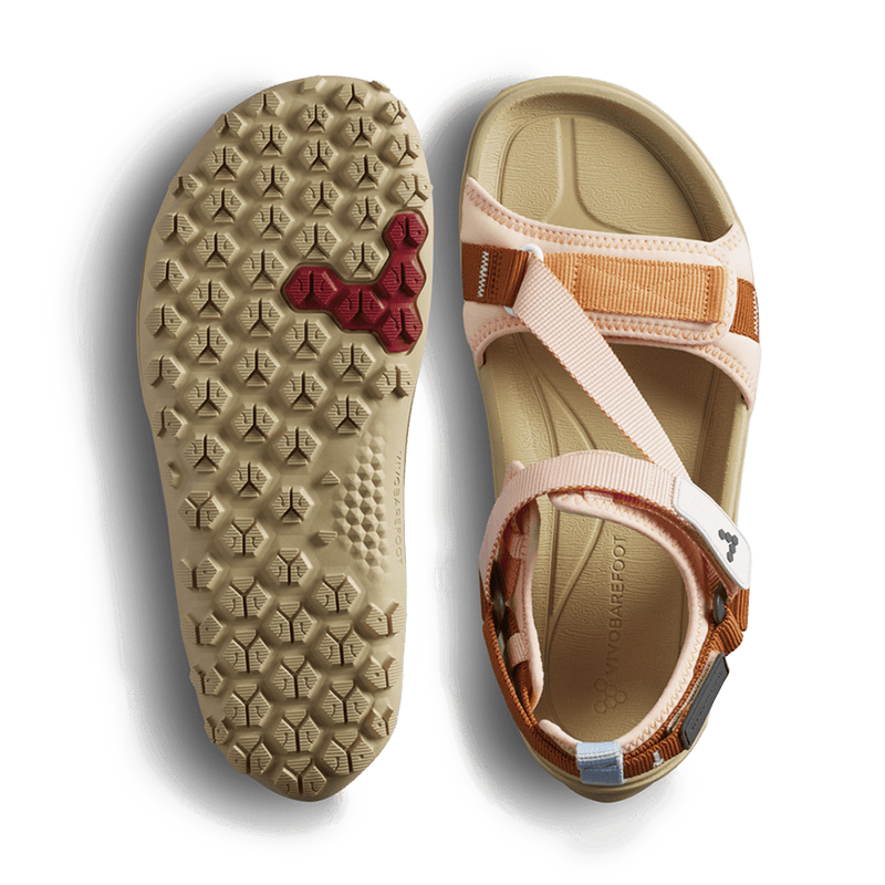 Load image into Gallery viewer, Vivobarefoot Tracker Ora Sandal Womens Coral-1