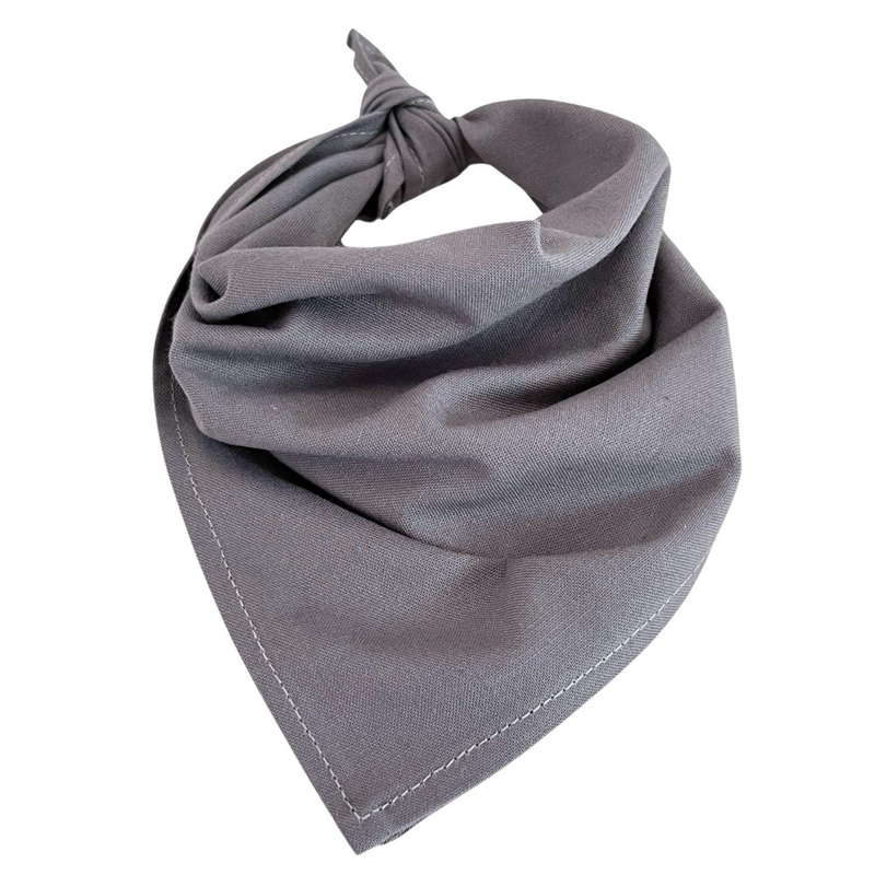 Load image into Gallery viewer, 20x Plain Bandana 100% COTTON Head Wrap Durag Bandanna Scarf Mask BULK - Grey-1