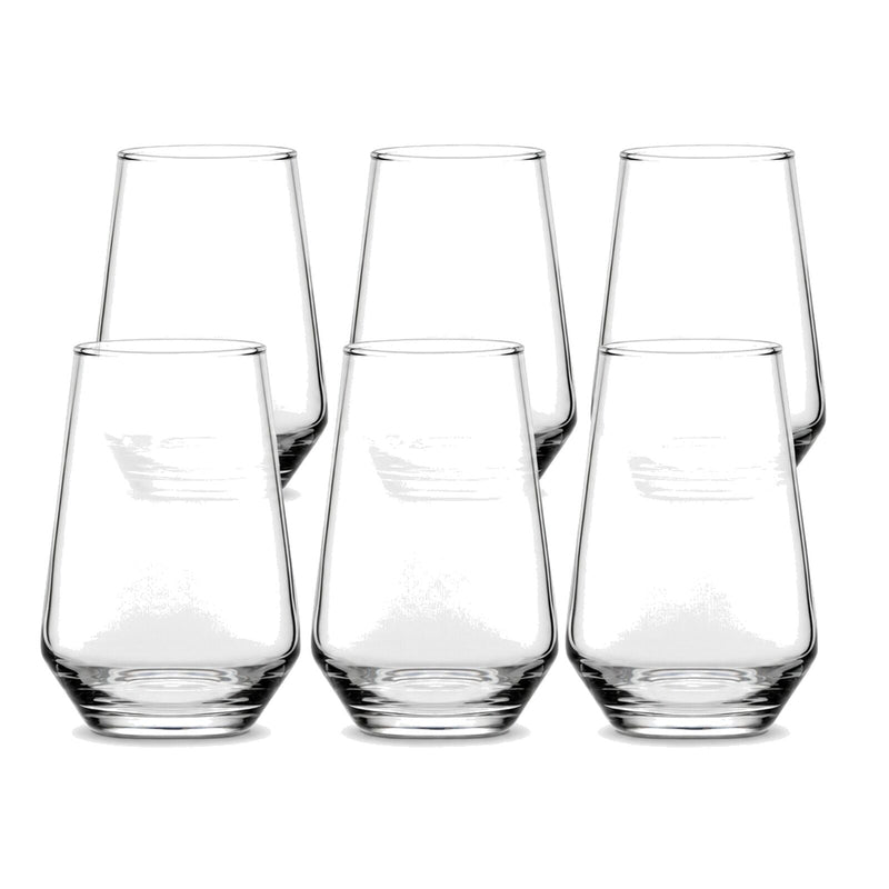 Load image into Gallery viewer, 6x Crown Summit Tumbler Glasses 400ml Clear Highball Water Juice Cocktail Set-1