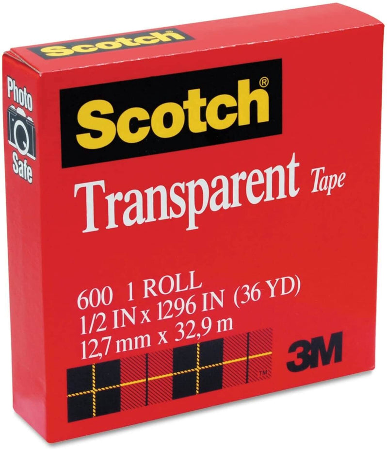 Load image into Gallery viewer, Scotch 3M Transparent Tape 12.7mm x 32.9m - MADE IN USA-1