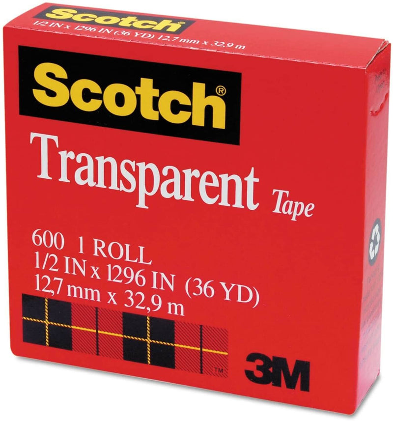 Load image into Gallery viewer, Scotch 3M Transparent Tape 12.7mm x 32.9m - MADE IN USA-2