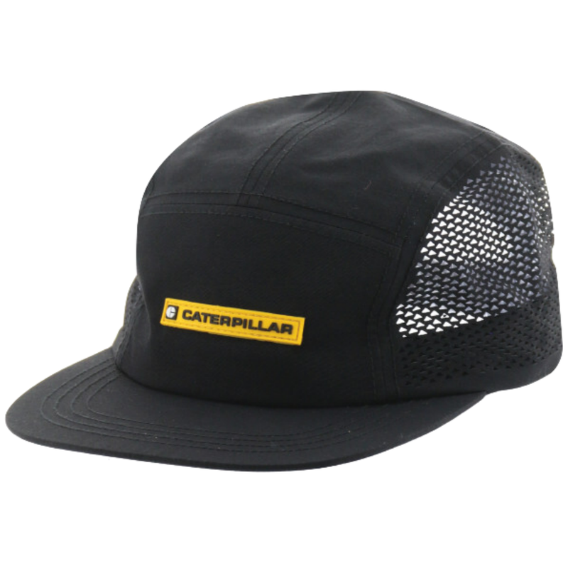 Load image into Gallery viewer, CAT AO Print Hat Snapback Baseball Hat Cap Skate Surf Caterpillar - Pitch Black-3