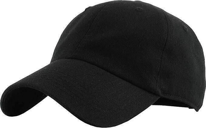 Load image into Gallery viewer, PLAIN BASEBALL CAP Hat Adjustable Blank Party Costume Curved Classic - Black-1