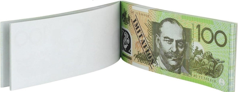 Load image into Gallery viewer, 100 Dollar Australian Souvenir Note Pad Fake AUD Money - 1 Pack of 50 Sheets-2