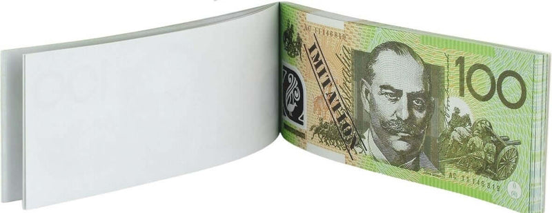 Load image into Gallery viewer, 100 Dollar Australian Souvenir Note Pad Fake AUD Money - 1 Pack of 50 Sheets-2