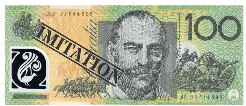 Load image into Gallery viewer, 100 Dollar Australian Souvenir Note Pad Fake AUD Money - 1 Pack of 50 Sheets-0