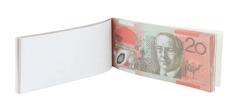 Load image into Gallery viewer, 20 Dollar Australian Souvenir Note Pad Fake AUD Money - 1 Pack of 50 Sheets-2