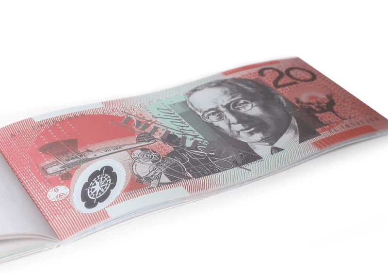 Load image into Gallery viewer, 20 Dollar Australian Souvenir Note Pad Fake AUD Money - 1 Pack of 50 Sheets-3