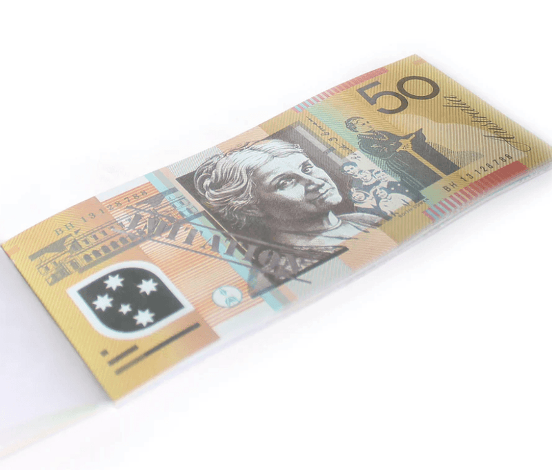 Load image into Gallery viewer, 50 Dollar Australian Souvenir Note Pad Fake AUD Money - 1 Pack of 50 Sheets-4