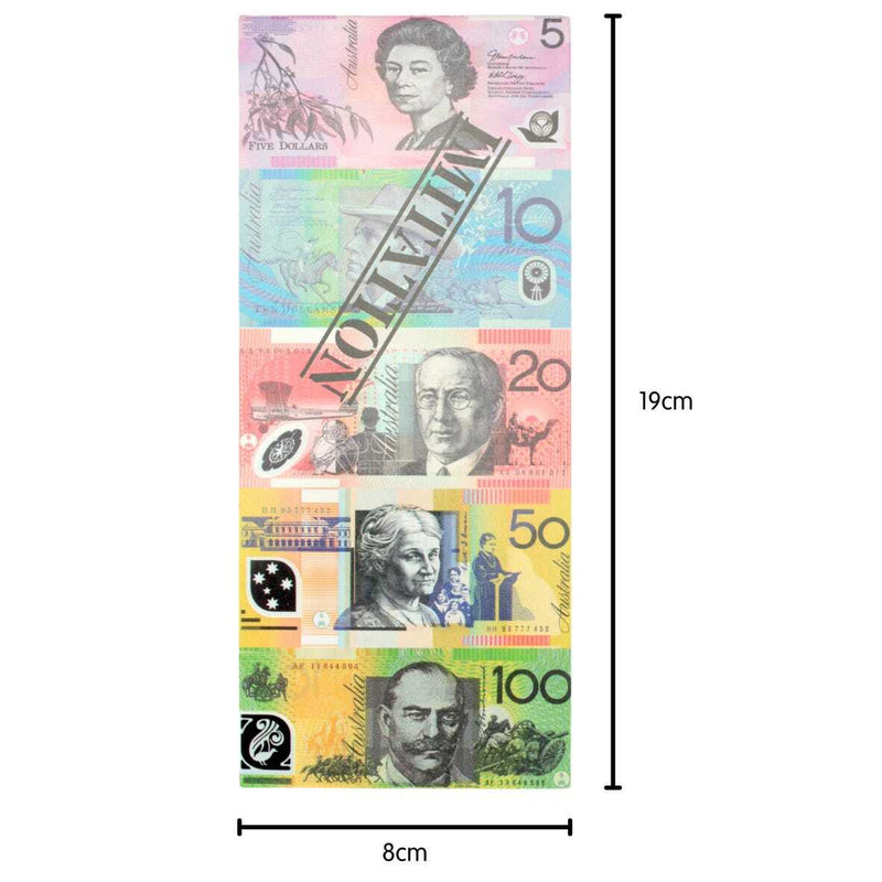 Load image into Gallery viewer, Assorted Dollar Australian Souvenir Note Pad Fake AUD Money - 1 Pack of 50 Sheets-3
