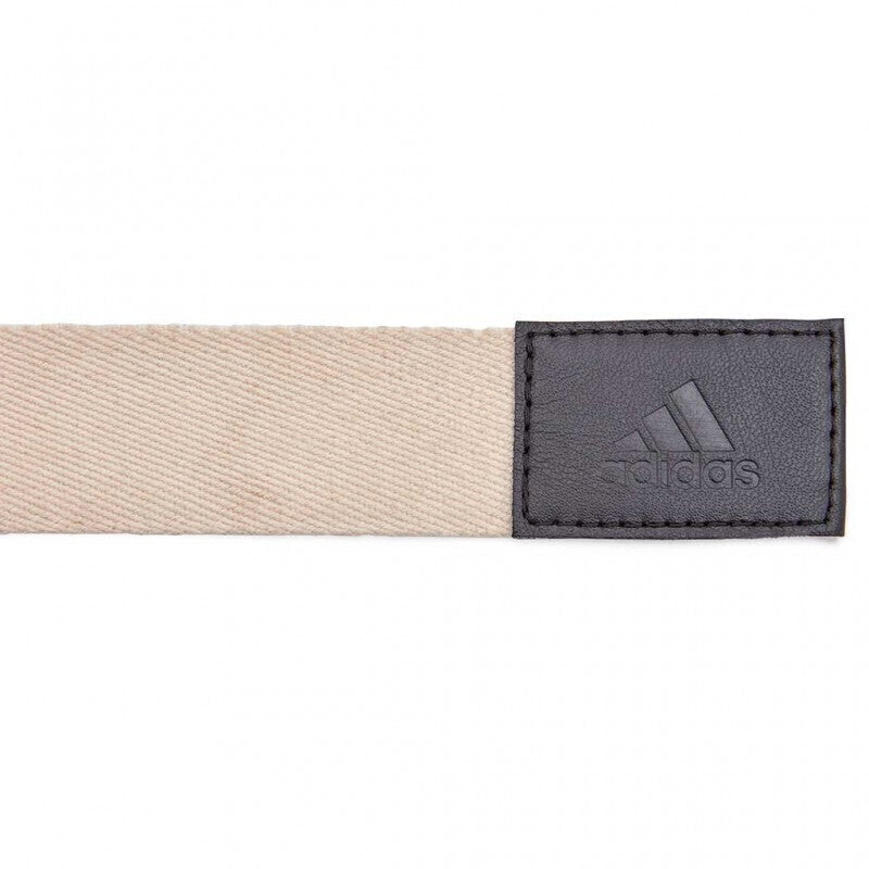 Load image into Gallery viewer, Adidas Premium Yoga Strap 2.5m Long Adjustable Belt Pilates Stretching Poses - Beige