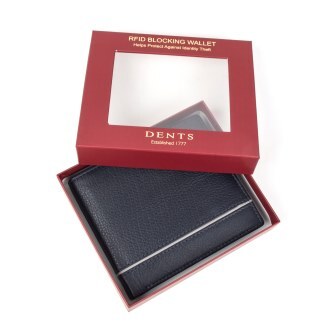 Load image into Gallery viewer, Dents RFID Smooth Nappa Leather Billfold Wallet w/ Removable Pass Holder - Black-3