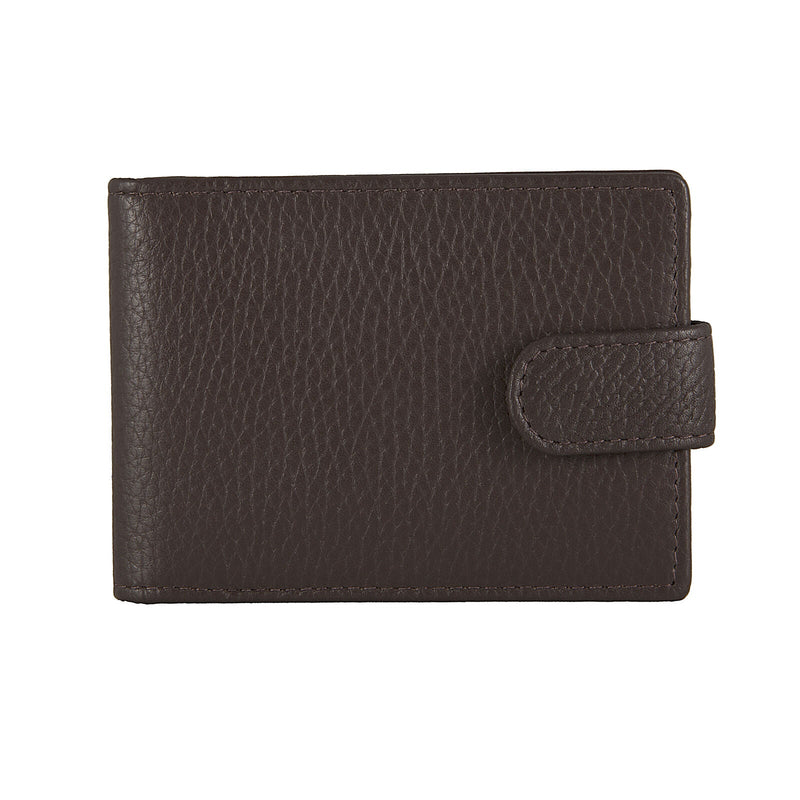 Load image into Gallery viewer, Dents Men's Pebble Grain Leather Card Holder with RFID Blocking and Tab-0