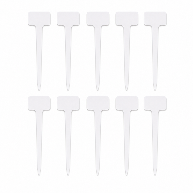 Load image into Gallery viewer, 10x Garden Tee Plant Labels Seedling Seed Marker - White-2