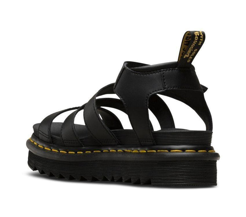 Load image into Gallery viewer, Dr. Martens Womens Blaire Hydro Leather Sandals - Black-4