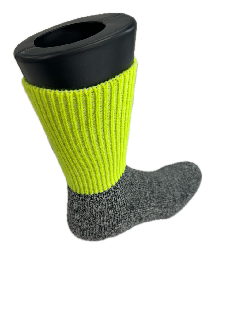 Load image into Gallery viewer, 1 Pair Woolen Thermal HI VIS SOCKS Workwear Work Safety High Visibility - Yellow