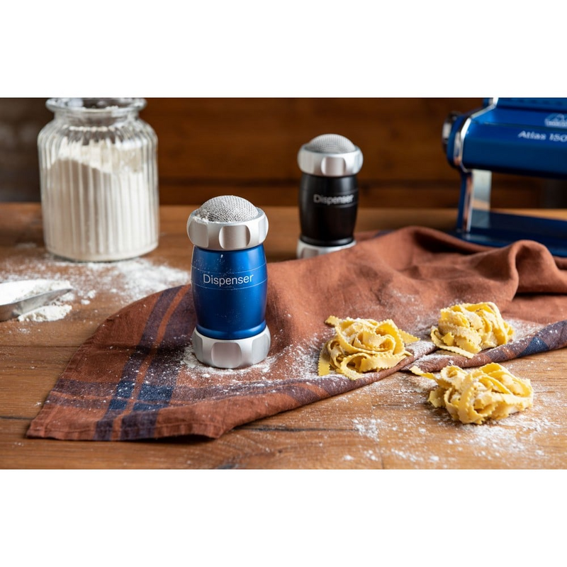 Load image into Gallery viewer, Marcato Aluminum Dispenser/Shaker Flour/Icing Sugar Sifter Baking Utensil Blue-2