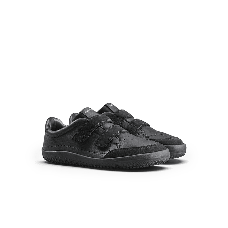 Load image into Gallery viewer, Vivobarefoot Gobi Sneaker School Preschool – Obsidian