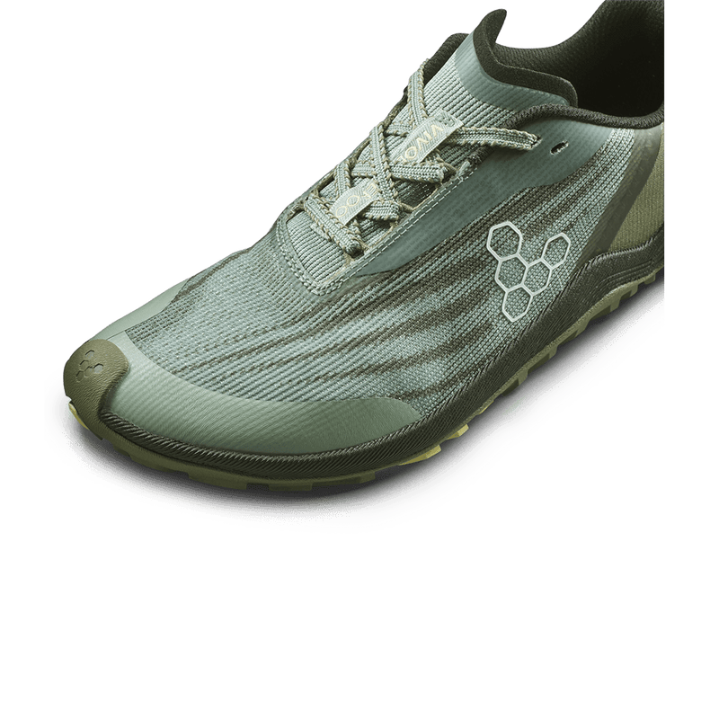 Load image into Gallery viewer, Vivobarefoot Primus Trail Flow Women's Barefoot Trail Running Shoe – Glacial Green