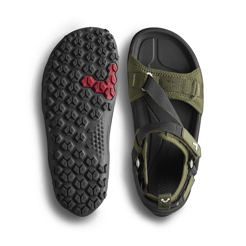 Load image into Gallery viewer, Vivobarefoot Tracker Ora Sandal Women's Barefoot Adventure Sandal – Dark Olive
