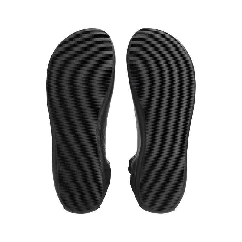 Load image into Gallery viewer, Groundies Sleek Women's Barefoot Ballerina Flats – Black