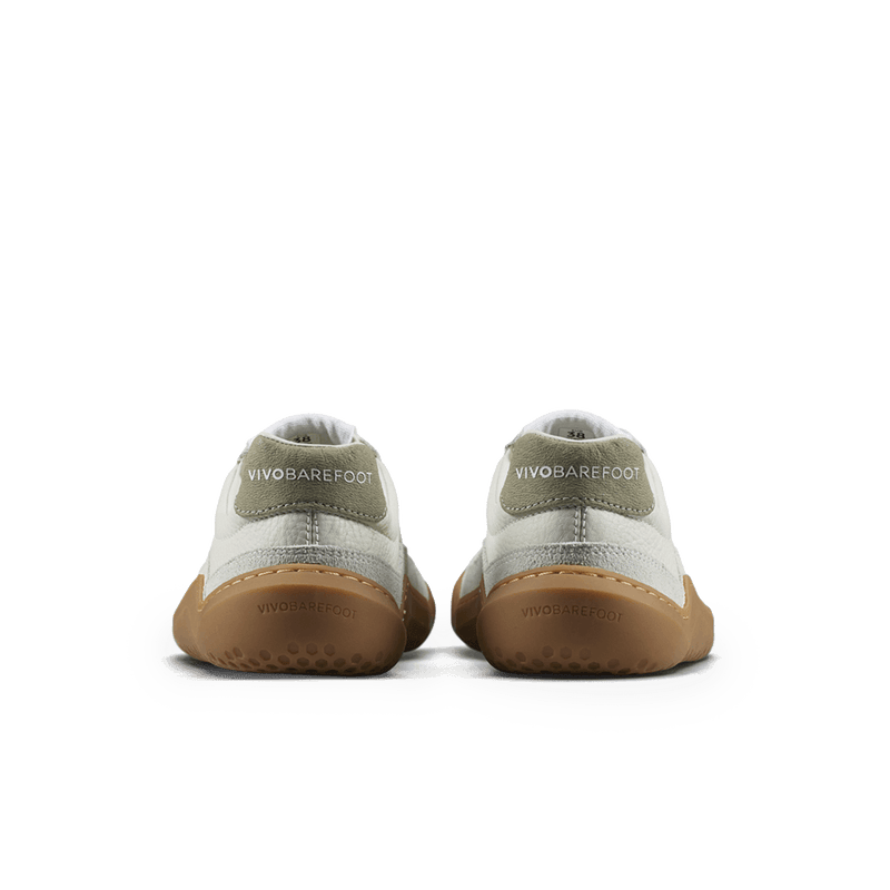 Load image into Gallery viewer, Vivobarefoot Gobi III Sneaker Leather Womens Limestone Dusty Green
