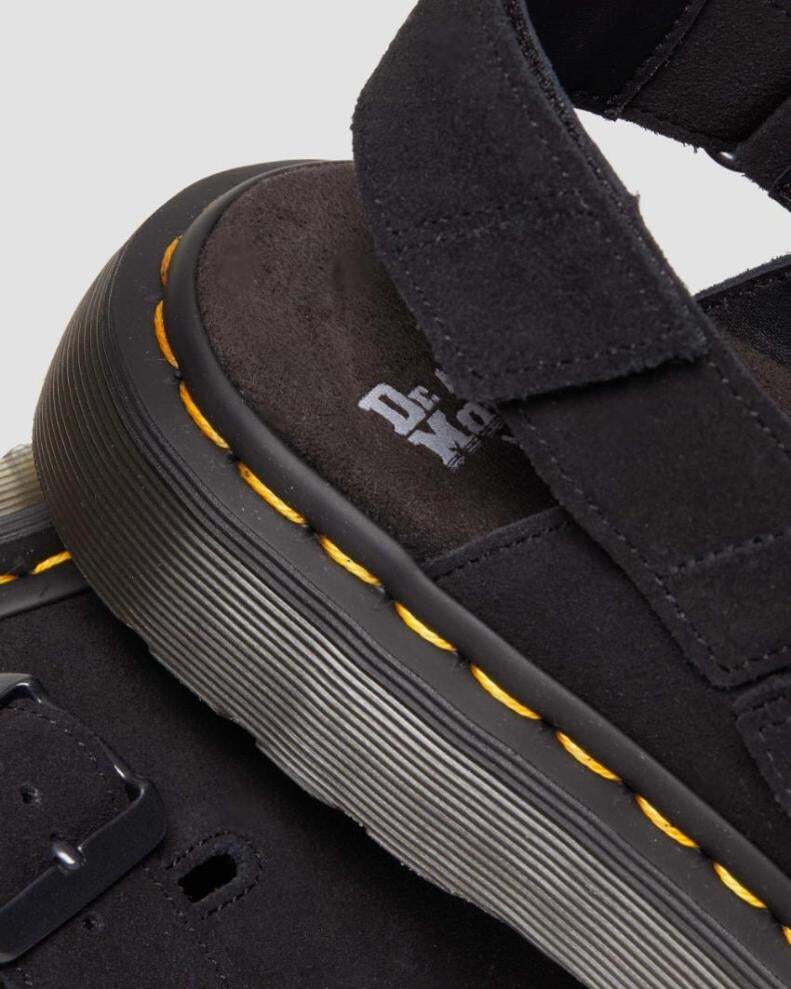 Load image into Gallery viewer, Dr. Martens Jorge II Sling Back Shoes Sandals Slip On in Black Suede