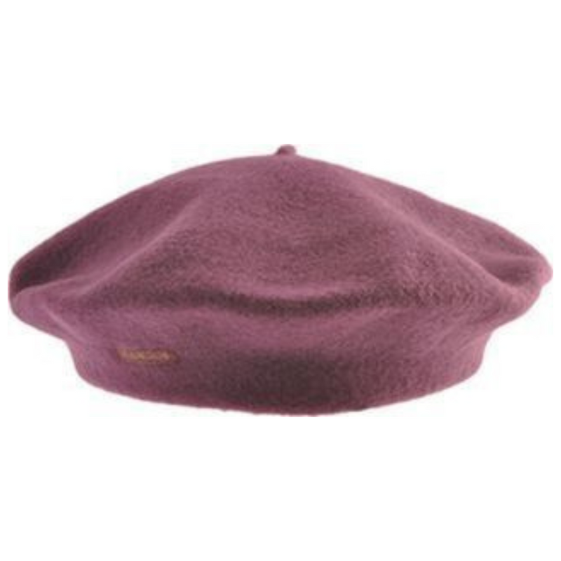 Load image into Gallery viewer, Kangol Kids Modelaine 100% Wool French Beret Hat - Mulberry