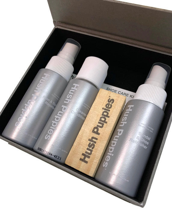 Load image into Gallery viewer, HUSH PUPPIES Shoe Care Travel Box Kit Set Brush Boots Shoes Sneakers-1