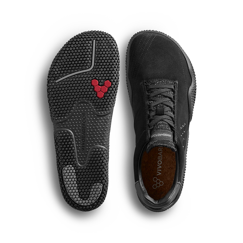 Load image into Gallery viewer, Vivobarefoot Motus Studio Sneaker Leather Mens Obsidian-1