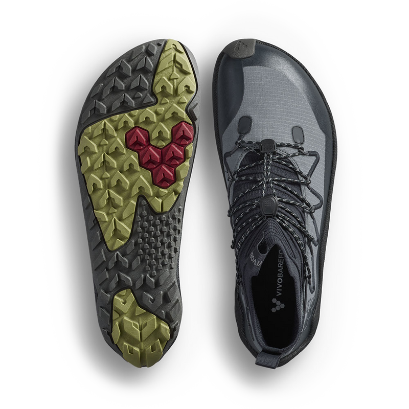 Load image into Gallery viewer, Vivobarefoot Primus Trail Flow Mid Mens Dark Shadow-1