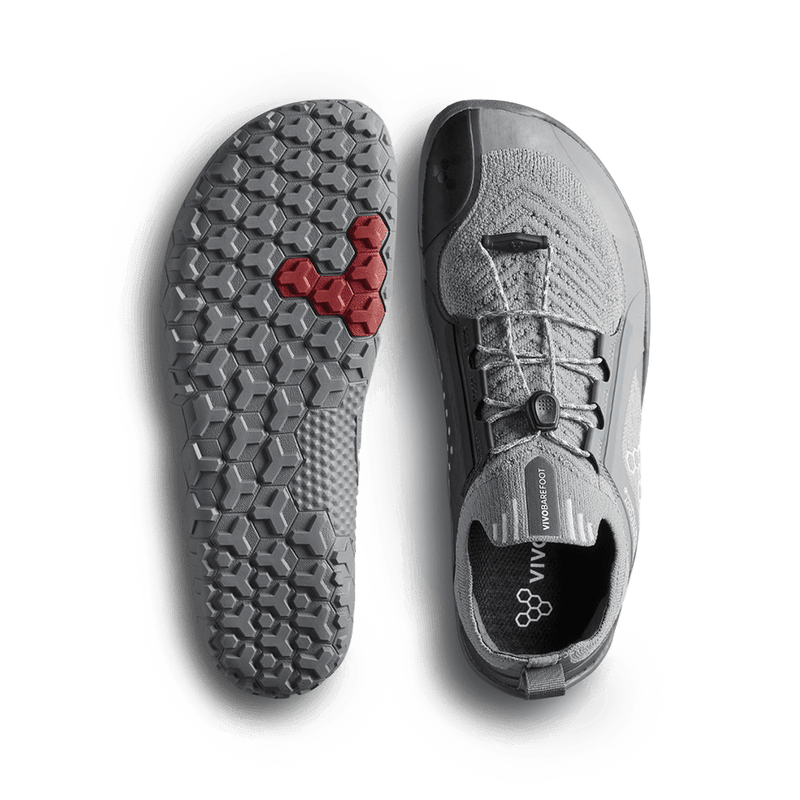 Load image into Gallery viewer, Vivobarefoot Primus Trail Knit FG Mens Ultimate Grey-1