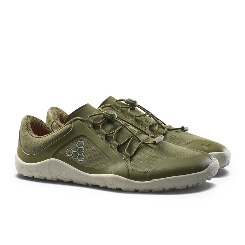 Load image into Gallery viewer, Vivobarefoot Primus Trail III All Weather FG Mens Dark Olive/White-3