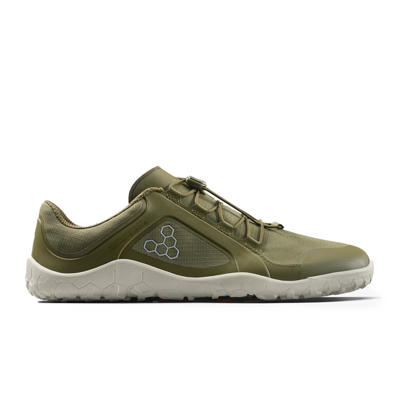 Load image into Gallery viewer, Vivobarefoot Primus Trail III All Weather FG Mens Dark Olive/White-0