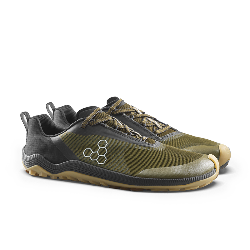 Load image into Gallery viewer, Vivobarefoot Primus Trail Flow Mens Dark Olive/Gum-3