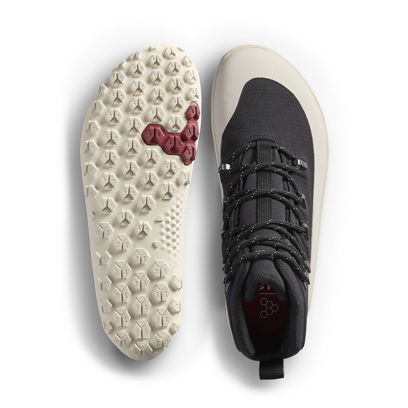 Load image into Gallery viewer, Vivobarefoot Tracker Textile AT Mens Obsidian/White-1