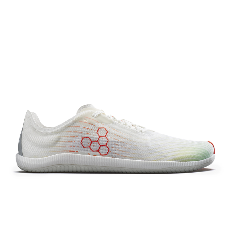 Load image into Gallery viewer, Vivobarefoot Primus Flow Mens Bright White/ Neon Orange-0