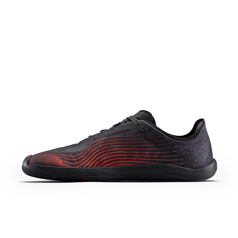 Load image into Gallery viewer, Vivobarefoot Primus Flow Mens Obsidian/Cherry Tomato-2