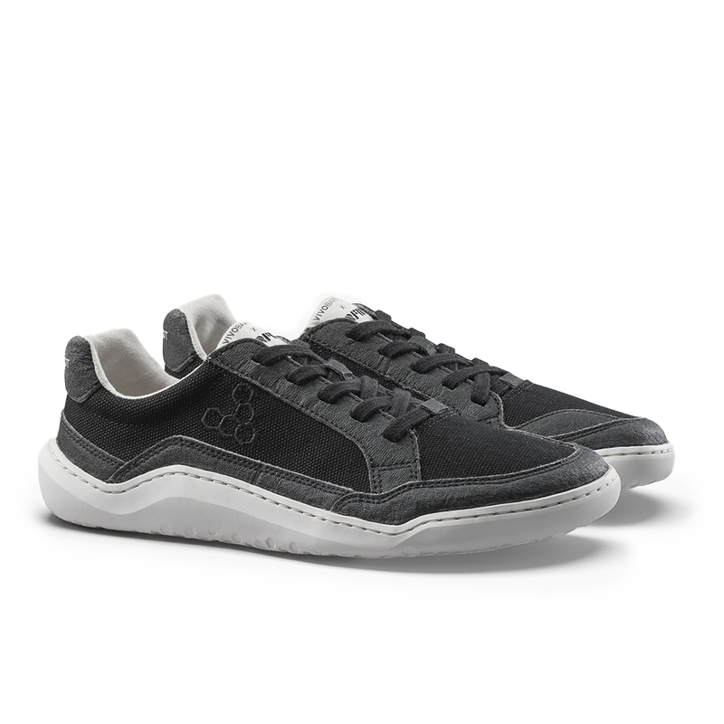 Load image into Gallery viewer, Vivobarefoot Gobi II Sneaker Premium Canvas Mens Obsidian-3