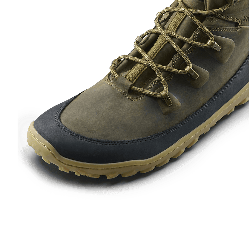 Load image into Gallery viewer, Vivobarefoot Tracker Leather AT II Men's Barefoot Hiking Boot – Dark Olive