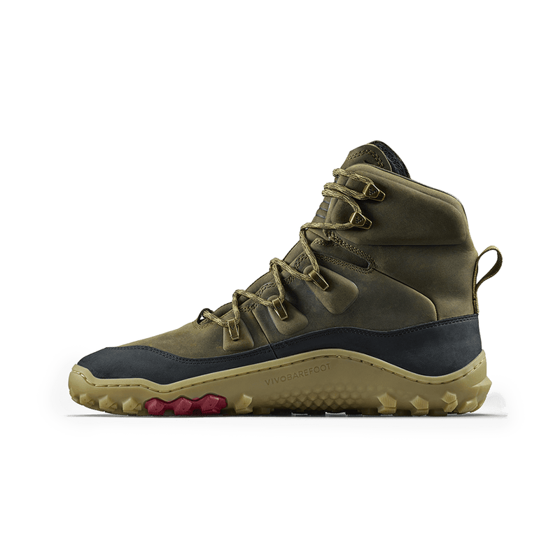 Load image into Gallery viewer, Vivobarefoot Tracker Leather AT II Men's Barefoot Hiking Boot – Dark Olive