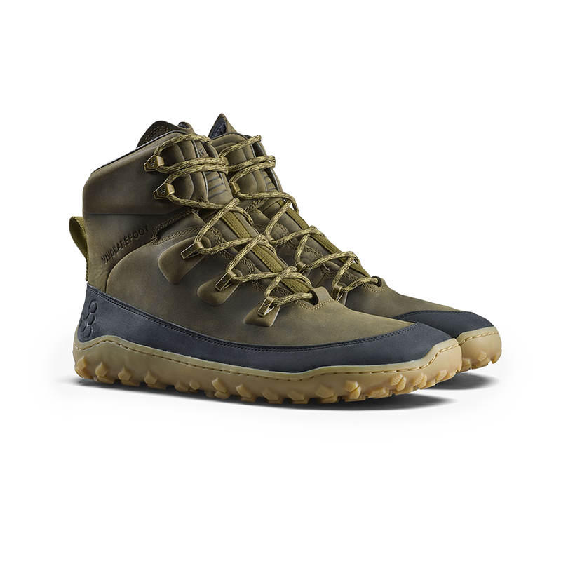 Load image into Gallery viewer, Vivobarefoot Tracker Leather AT II Mens Dark Olive-3