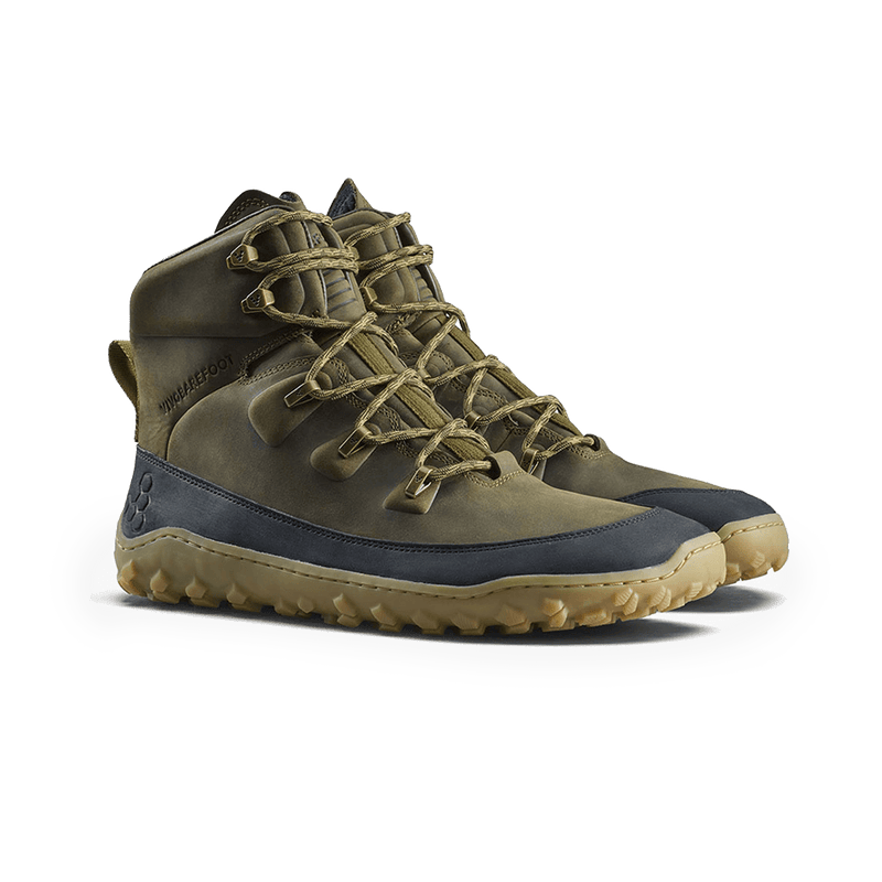 Load image into Gallery viewer, Vivobarefoot Tracker Leather AT II Mens Dark Olive-3