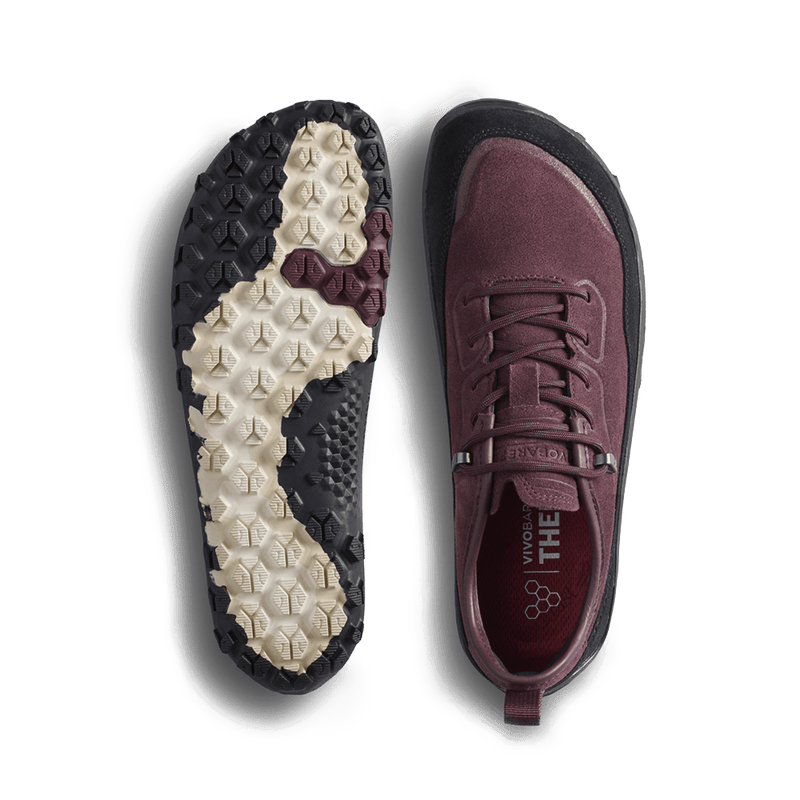 Load image into Gallery viewer, Vivobarefoot Tracker Leather AT Low II Suede Men's Barefoot Hiking Shoe – Fig
