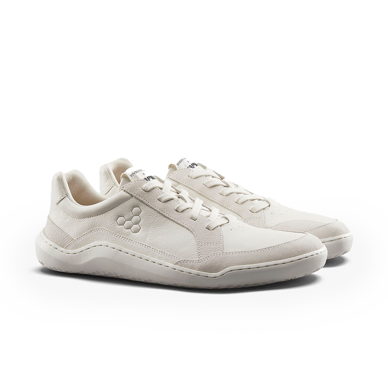 Load image into Gallery viewer, Vivobarefoot Gobi II Sneaker Premium Leather Mens Limestone-3