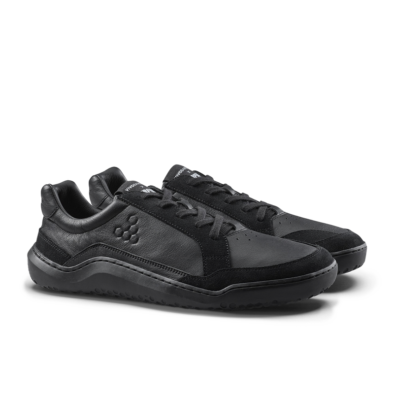 Load image into Gallery viewer, Vivobarefoot Gobi II Sneaker Premium Leather Mens Triple Obsidian-3