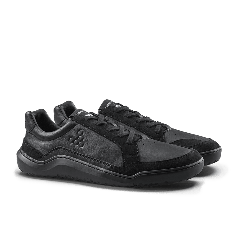 Load image into Gallery viewer, Vivobarefoot Gobi II Sneaker Premium Leather Mens Triple Obsidian-3