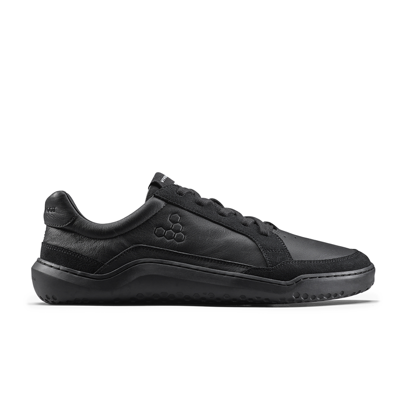 Load image into Gallery viewer, Vivobarefoot Gobi II Sneaker Premium Leather Mens Triple Obsidian-0