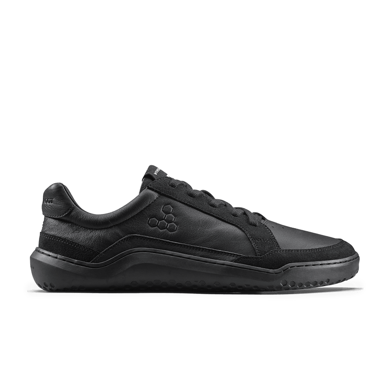 Load image into Gallery viewer, Vivobarefoot Gobi II Sneaker Premium Leather Mens Triple Obsidian-0