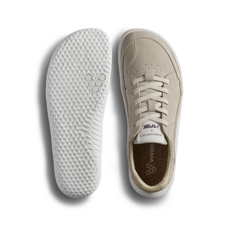 Load image into Gallery viewer, Vivobarefoot Gobi II Sneaker Leather Mens Sand/Fig-1